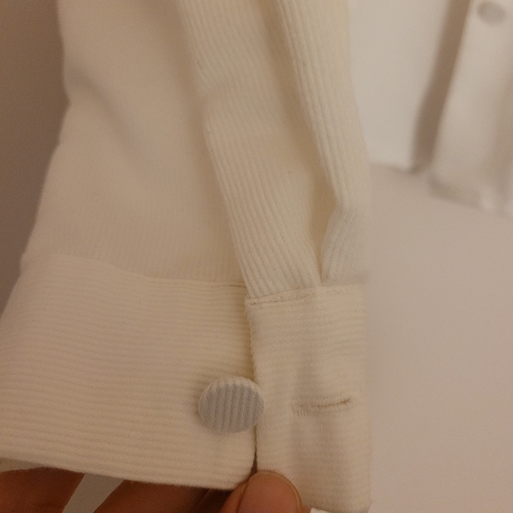 Vintage white corduroy button up - Picture 5 of 6